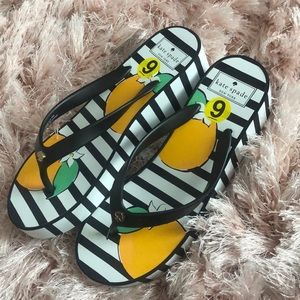BRAND NEW Kate Spade Wedge Flip Flops